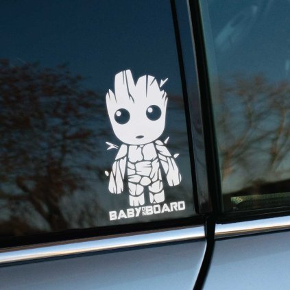 0853 baby on board Groot