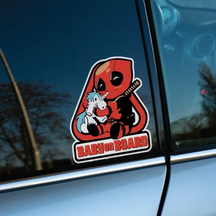 Deadpool Baby On Board