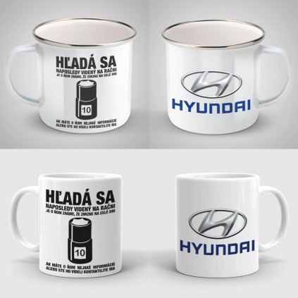 Hrnček Hyundai - Hľadá sa orech desina