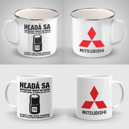 Hrnček Mitsubishi - Hľadá sa orech desina