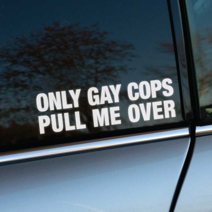 Nálepka Only Gay Cops