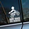 Baby Rider on Board enduro