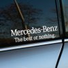 Mercedes Benz The best or nothing