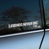 Nálepka Legends Never Die Ken Block