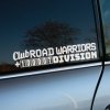 Nálepka Club Road Warriors 100 000 Division Wide