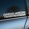 Nálepka Club Road Warriors New Car Division Wide