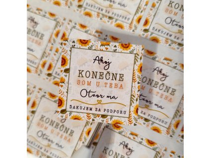 „Ahoj, konečne som u teba – otvor ma“