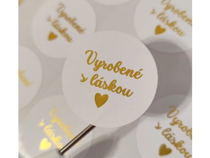 Vyrobené s láskou - zlaté