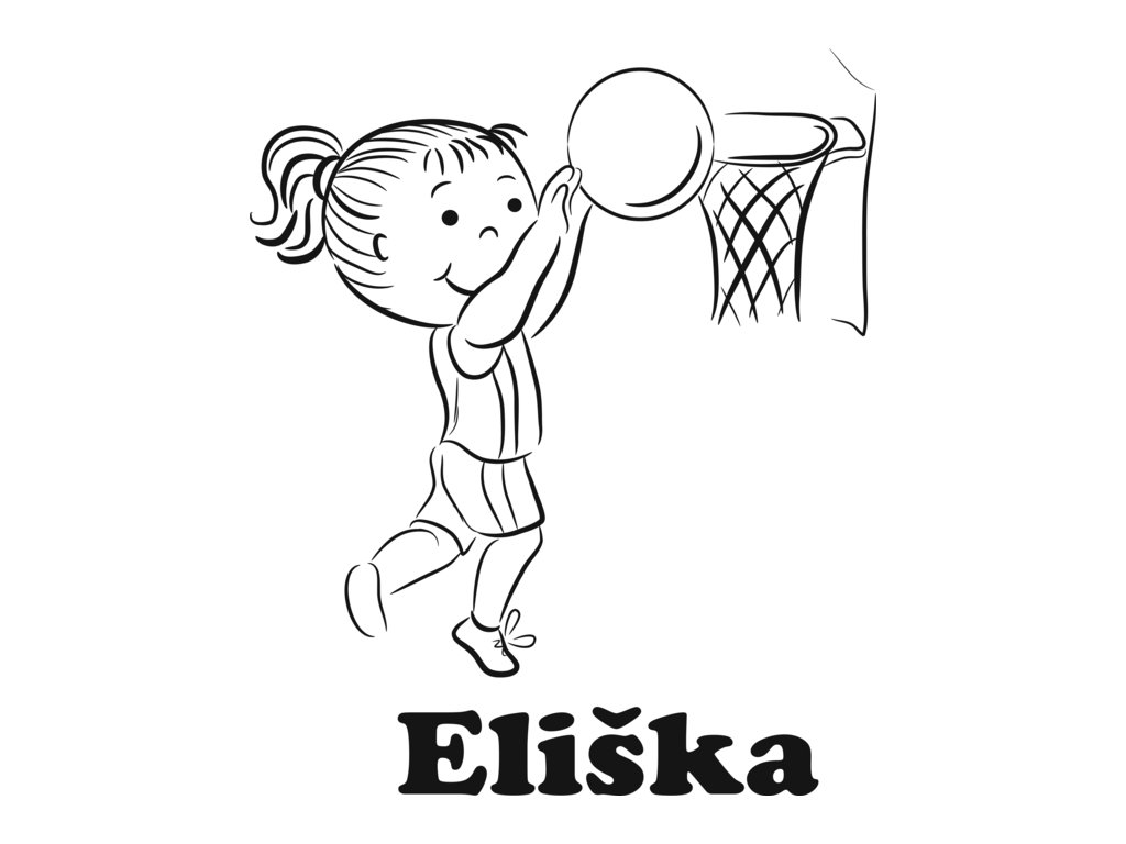 Basketbal holčička