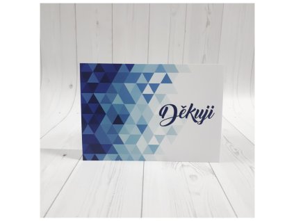 Děkuji karta_modrá