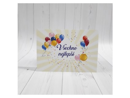 Všechno nejlepší karta