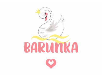 jmenovka labuť obrázek