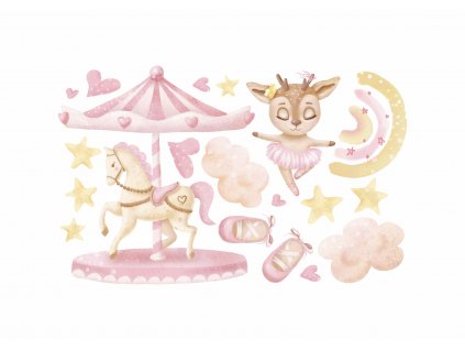 kolotoč a baletka obrázek