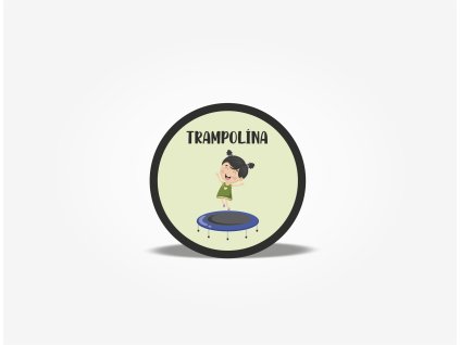 trampolina holka
