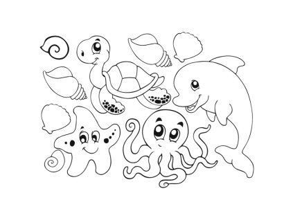 omalovánky - Vodní svět