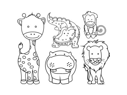 Omalovánka Zoo