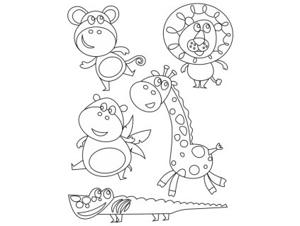 omalovánky - Safari