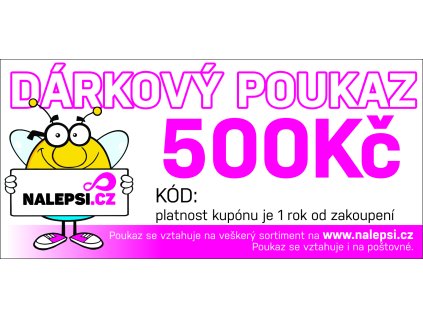 Dárkový poukaz 500Kč