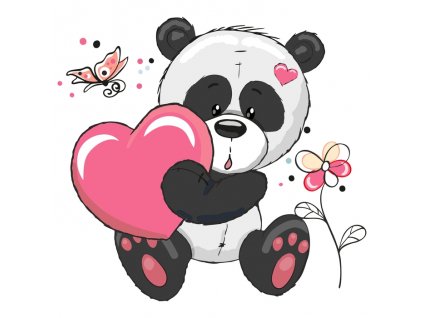 Panda se srdcem