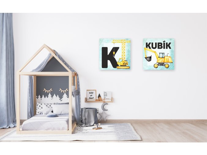 plátno auta na stavbu pokoj