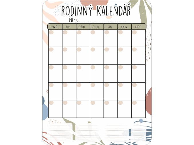 kalendar abstrakce