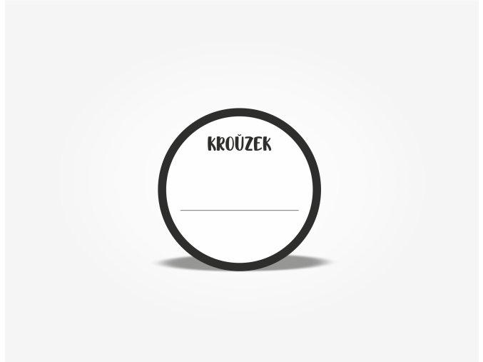 krouzek bila
