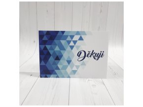 Děkuji karta_modrá
