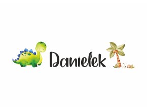 jmenovka dinosauři kluk