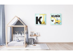 plátno auta na stavbu pokoj