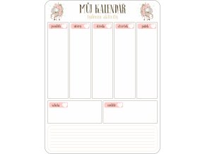 kalendar princezna a jednorozec