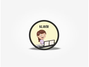 klavir holka
