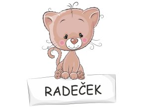 Jmenovka kočička chlapeček