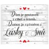 Cedulka Láska a sny