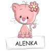 Jmenovka kočička holčička