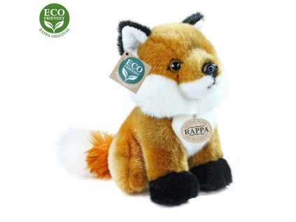 PLYŠOVÁ LIŠKA SEDÍCÍ 18 CM ECO-FRIENDLY