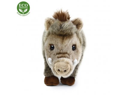PLYŠOVÉ PRASE DIVOKÉ STOJÍCÍ 30 CM ECO-FRIENDLY