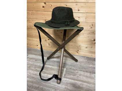 Sedací trojnožka 50 cm - malá, textilní dečka