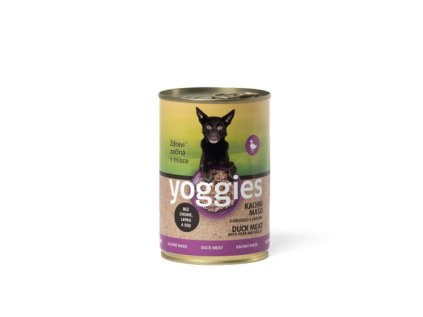 3180 400g yoggies kachni konzerva s hruskou a jahlami
