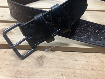 Kožený myslivecký opasek - šíře 4 cm