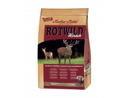 rot wild 15kg granule lisovane za studena s jelenim rybim a kachnim masem