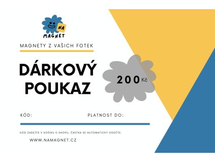 Dárkový poukaz 200kč
