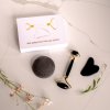 Masážní face roller + gua sha nefrit:jade black + konjaková houba černé uhlí ns prod2023 1024 19