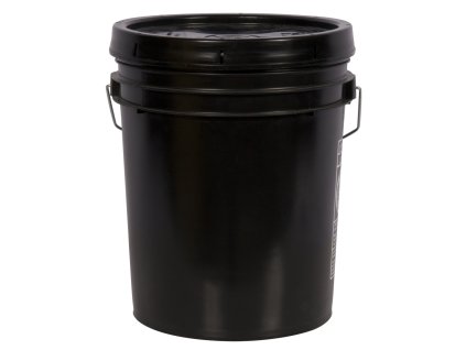 5 gallon pail plastic black blank