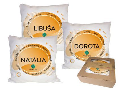 Vankúš s menom pre ŽENU