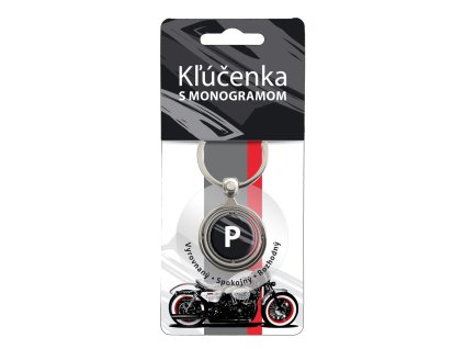 Kľúčenka MOTORKA s monogramom