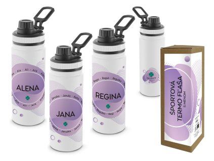 Termofľaša s menom pre ŽENU