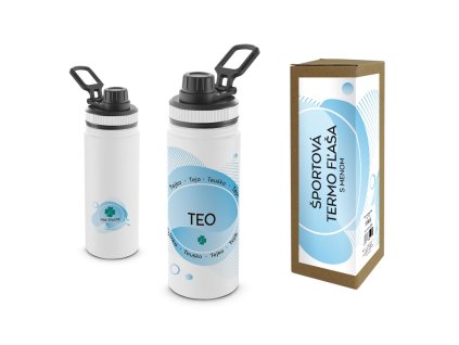 Termofľaša s menom TEO (Farba motívu Hnedá, Produkt Termoska)