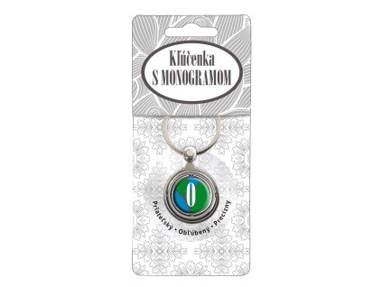 Kľúčenka LUXURY GREY s monogramom