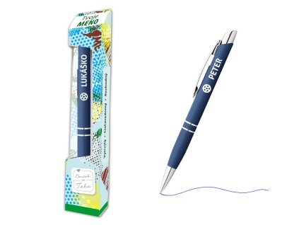 Pero v krabičke TEEN GREEN s menom