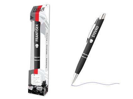 Pero v krabičke MOTORKA s menom